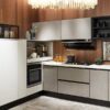 modern L-shape kitchen cabinet