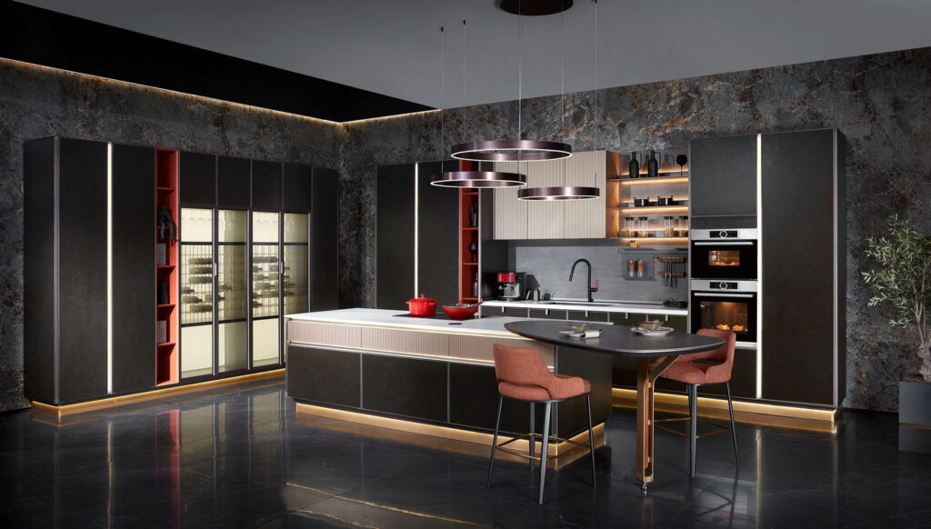 industrial light luxury kitchen