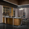 modern wood kitchen cabinets