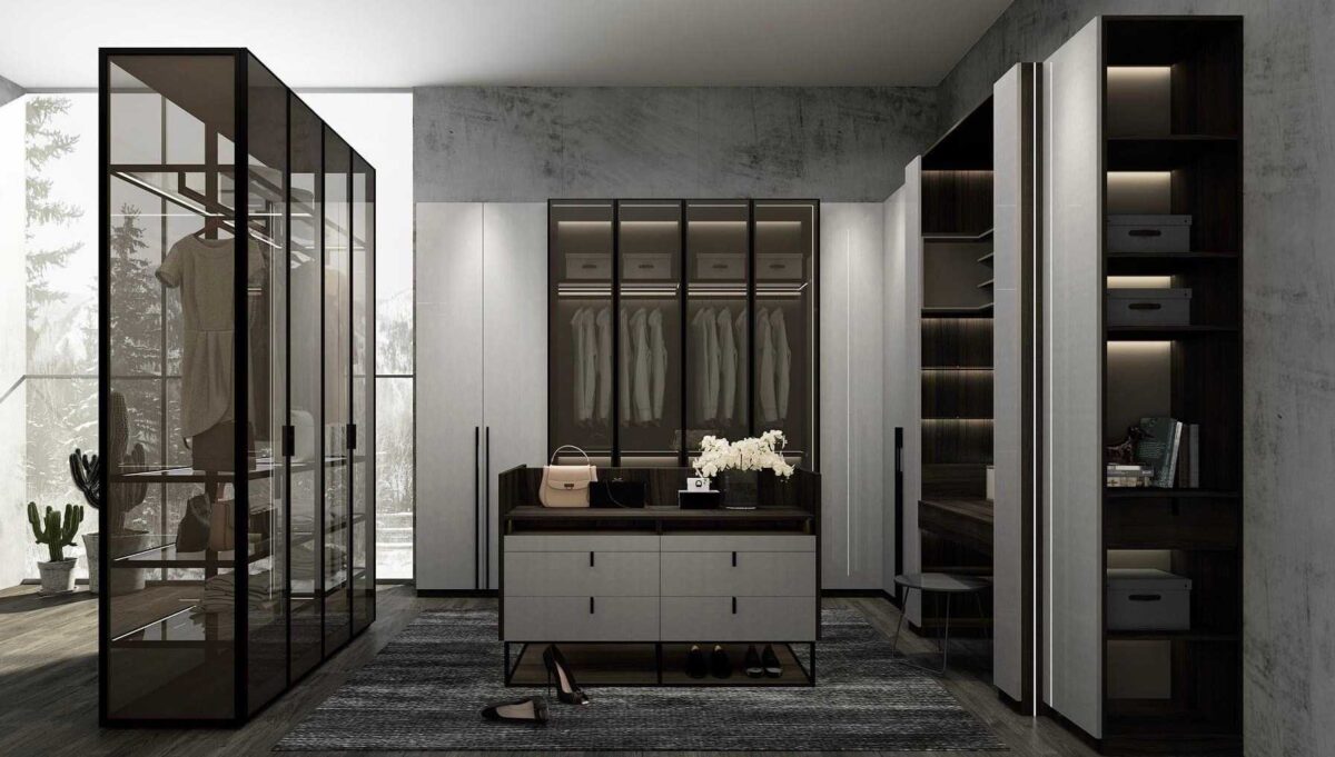 walk-in closets