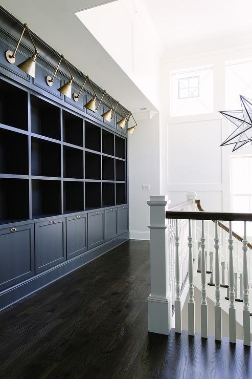 Long Built-In Hallway Cabinet