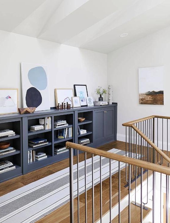 Long Built-In Hallway Cabinet