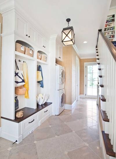 Storage, Mudroom, and Laundry in One