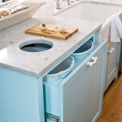 Under-sink trash can cabinet 2